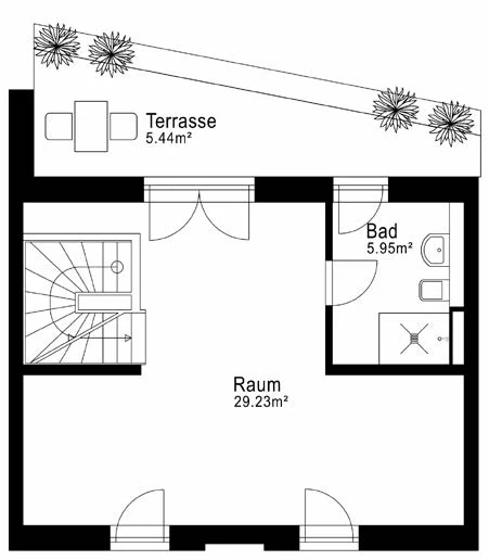 Grundriss Haus 2